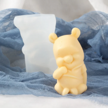 3D Cute Winnie Silicone Mold Handmade Soy Wax Candle Mould Handmade Chocolate Cake Mould Home Decor