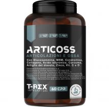 ARTICOSS Integratore per Articolazioni Ossa e Cartilagini con Glucosamina Condroitina Msm Artiglio del Diavolo, Vitamina C e Vitamina D, Collagene e Acido Ialuronico. 60 compresse