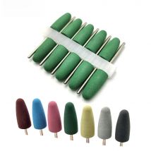 HYTOOS 10pcs Silicone Nail Drill Bit Rotary Polishing Tool Bits For Manicure Pedicure Nail Care Electric Drill Accessories