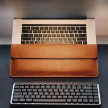 Lofree Keyboard Storage Bag PU Leather Scratch-Resistant Durable Dustproof Portable for Travel Office Home Use