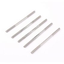 5x M2/M2.5/M3/M4/M5/M6/M8/M10/M12 30-300mm 304 Stainless Steel Push-Pull Connecting Threaded Rod Double Ended Stud for RC Parts