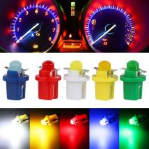 10Pcs/lot Multi Color T5 B8.5D SMD LED Car Light Automobiles Light-emitting Diode Instrument Dashboard Light Bulbs B8.5  bulb
