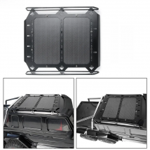 MIBIDAO RC Car Roof Rack with Carbon Fiber Board Luggage Carrier For 1/10 TRX-6 TRX6 Car Shell Body Decoration Parts