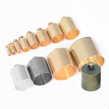 Gold Color Silver Color Bronze Gunblack Metal Copper Crimp Beads Rope Leather Cord End Caps for Jewelry Making Accessories DIY
