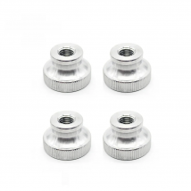Baiozraw 4pcs V2.4 3D printer DIY M4 Knurled Nut (DIN 466-B) For Voron  Parts
