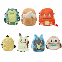 7 Styles Pokemon Soft Plush Toy Snorlax Eevee Charmander Psyduck Mimikyu Lucario Rowlet Stuffed