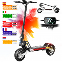 Patinete eléctrico G2 para adulto, rango de 40-45KM, motor 500 W (Crest W), 48V 10.4Ah, doble suspensión, TODIMART