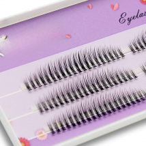 Kimcci C/D/DD Curl Mix Length 3D Mink Eyelash Extension Natural Russian Volume False Eyelashes Makeup Faux Fake Lashes Cilias