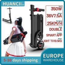 HUANCI X6 scooter eléctrico e scooter plegable 350W 36V7.5A escooters 25km Scooters eléctricos 5,5 pulgadas neumático Escooter control por aplicación