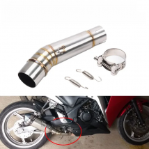 51mm Slip On Middle Link Pipe For Honda CBR250R 250R 2011-2017 Years Motorcycle Exhaust Pipe Escape Echappement Modified Muffler