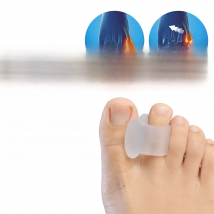 4pcs=2pairs Silicone Pedicure Hallux Valgus Corrector Bunion Guard Straightener Gel Toe Separator Separador Foot Care Tool