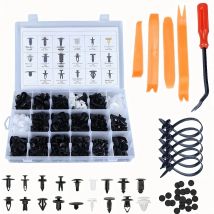 Car Fastener Clip Kit Push Retainer Clips Body Fender Rivet Clips Retainer Pin Rivet Bumper Door Trim Panel Repair