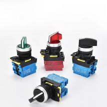 22mm LA36M Rotary Switch Lamp Knob 3-position On Off On LED Light Knob Selector 2-position Rotary Power Switch 12v 24v 220v 110v