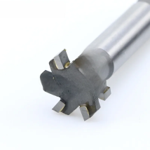 Welded YG8 Alloy T-Slot Milling Cutter Tungsten Steel Rough Inserted Straight Shank For Hardness Metal Keyway Endmills Tool