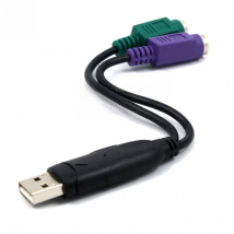 USB jack Male to 6 Pin 6 Pin PS2 for PS/2 Female Extension Cable Y Splitter Wire Adapter Connector for Keyboard Mouse Scanner