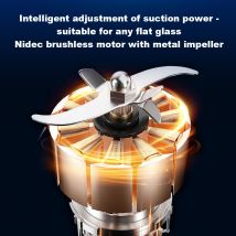 (CodePromo: AEWD55) Robot lavavetri Liectroux , 2 vie di spruzzo d'acqua, ultrasottile,aspirapolvere robot per finestre,lavavetri elettrico domestico e tergicristallo,pulizia a secco e a umido, APP e