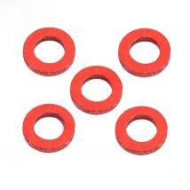 90430-08020-0 Plastic Lower Unit Oil Drain Screw Gasket Red 5PCS For Yamaha Parsun Outboard Motor 90430-08020-00 90430-08003