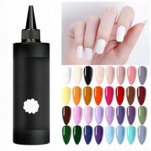 250g White Gel Nail Polish Semipermanent Varnish UV Color Nail Glue Nail Polish Glitter LED Esmalte Top Base Coat Gel Varnish
