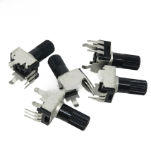 10PCS RV09 Vertical 12.5mm Shaft 1K 2K 5K 10K 20K 50K 100K 0932 Adjustable Resistor 9 Type 3pin Seal Potentiometer