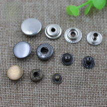 New high quality 30sets/lot Metal brass Press Studs Sewing Button Snap Fasteners Sewing Leather Craft Clothes Bags 831/633/655