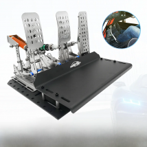 SimRuito Sim Racing LoadCell Pedals 3mm stainless steel Racing Simulator Cockpit Pedals For Pc Game Gear pedal for wheel