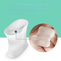 2Pcs Gel Toe Separators Silicone Big Toe Bunion Straightener Valgus Hallux Bunion Protector Alignment Corrector Foot Care Tools