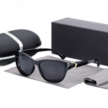 BARCUR  TR90 Ladies sunglasses Gradient UV400 Cat Eye Sun Glasses Polarized lunette de soleil femme