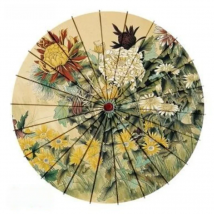 82cm Chinese Umbrella Japan Classical Cloth Umbrella Suspended Ceiling Anime Silk Umbrella Vintage KWAYi Paraguas Parasol