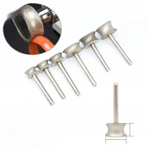 2mm-12mm Concave Diamond Grinding Wheel Glass Burr Drill Bits Abrasive for Bracelet Ring Jade Carving Polishing Wheels