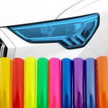 30cmx1m Car Light Headlight Taillight Tint Vinyl Waterproof Film Sticker Easy Stick for Auto Motorcycle Waterproof Protection