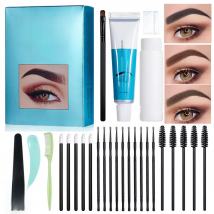 3Colors Options Eyebrow Dyeing Cream Set Waterproof Durable Brown Tint Eyebrow Henna Mascara Eyebrows Paint Makeup