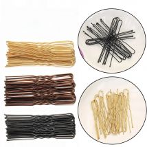20 PCS U Shaped Hairpins Women Invisible Hair Grips Curly Wavy Bobby Pins For Daily Use Wedding Party Hair Maker Hairstyle Tool