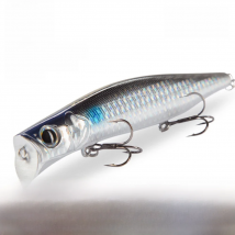 D1 Topwater Popper Fishing Lures 100mm 13.2g 124mm 20g Hard Baits Saltwater Floating Wobblers For Seabass Pesca Tackle