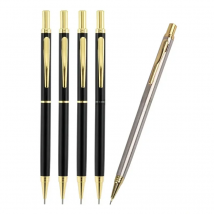 0.5mm Metal Mechanical Pencils Gold Silver Pencils for School Office Writing Supplies Kawaii Stationery