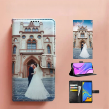 Custom Picture Leather Wallet Case For iPhone 17 16 15 13 12 14 Pro Max SE 8 7 Plus XR XS Max Print Photo Image Book Flip Cover