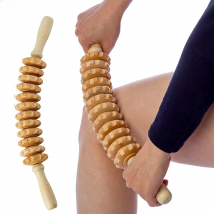 Wood Therapy Roller Massage Tool Handheld Cellulite Trigger Point Stick Lymphatic Drainage Anti Cellulite Muscle Release Roller