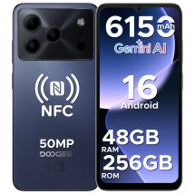 Smartfon DOOGEE Note56 Plus Android 16 48GB+256GB Duża bateria 6150mAh Wyświetlacz 6.56'' 90Hz Procesor UNISOC T7225 Aparat 50MP NFC