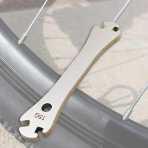 Stainless Steel Bicycle Spoke Wrench  Bike Rim Wheel   Fastening Correction Device Repair Tool