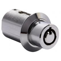 MA19 Zinc AlloyTubular Push Cylinder Lock 19mm LED Advertisement Lock 7 Pins Tubular Push in Lock Cabinet Push Lock 1 Pc