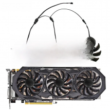 75mm PLD08010S12H 3Pin GTX 970 Cooler Fan for Gigabyte GTX 970 Windforce G1 R9-280X GV-R928XWF3-3GD GV-R928XOC Graphics Cards