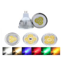 lighting MR16/GU5.3 LED Spotlight Dimmable  LED Lamp 3W 4W 5W 12V 110V 220V Red green blue Lampada LED Bulbs light Spot Candle