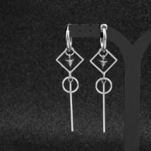 ONSTALL 19 Korean Fashion Pop Jewelry male Bangtan men earring  Drop Earring For Women Vintage Long Men Earring Geometric