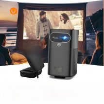 VEVSHAO V30 1080P Portable LED DLP Projector with Built-in Battery Smart Wifi Android System 3D Ready for Home  and Outdoor Use