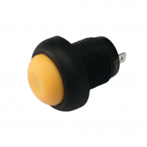 12mm Yellow Green Blue Red Black Head IP68 Waterproof Plastic Push Button Switch Electrical Switch