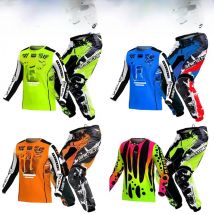Motocross Jersey and Pants children's clothing big boy girl kid Motorcycle racing suit gear set racing suit Youth motorcycle mx