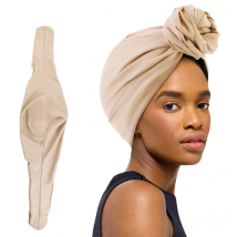 New Elegant Retro Turban for Ladies Cotton Headband Women Muslim Headscarf Beanie Cap Hair Cover Cap African Head Wraps Bonnet