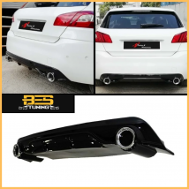 Per Peugeot 308 2013-2021 Auto Paraurti Posteriore Lip Diffusore Spoiler Lato Posteriore Splitter Coperture Tappo di Protezione Telaio Spoiler Corpo Kit
