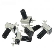 10pcs RV09 Horizontal12.5mm Shaft 5k 10k 50k 100k 0932 Adjustable Resistor 9 Type 3pin Seal Potentiometer