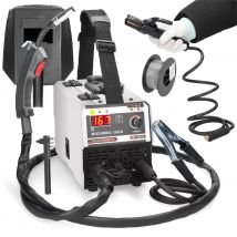 MIG MMA Schweißgerät 2-in-1 220V Wechselrichter IGBT automatische Drahtzuführung Kontaktschweißen Gaslichtbogenschweißgerät