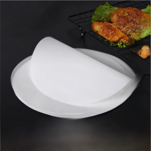 100 Pcs Round Double-sided Silicone Oil Paper Barbecue Oven Non-Stick Papers Oil-Proof Baking Cake Pan Liner